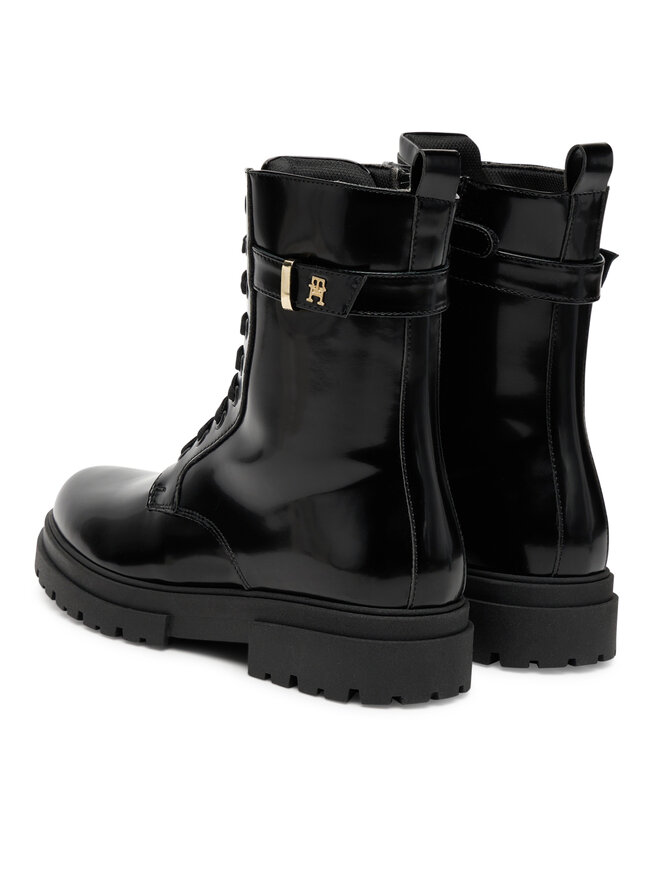 Ботильоны на шнуровке Tommy Hilfiger Lace-Up Bootie T4A5-34028-1453 D, черный — фото 3