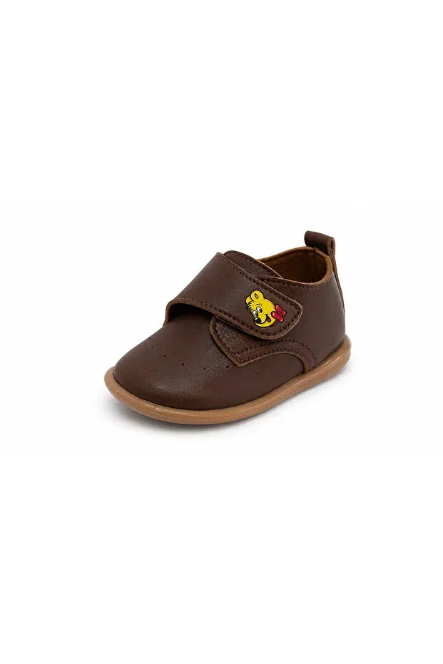 Детские туфли для мальчиков с застежкой-липучкой Licensed first step classic shoes Haribo, Brown