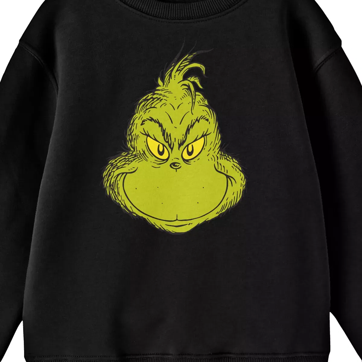 Детское свитшот с длинным рукавом The Grinch, Black — фото 2