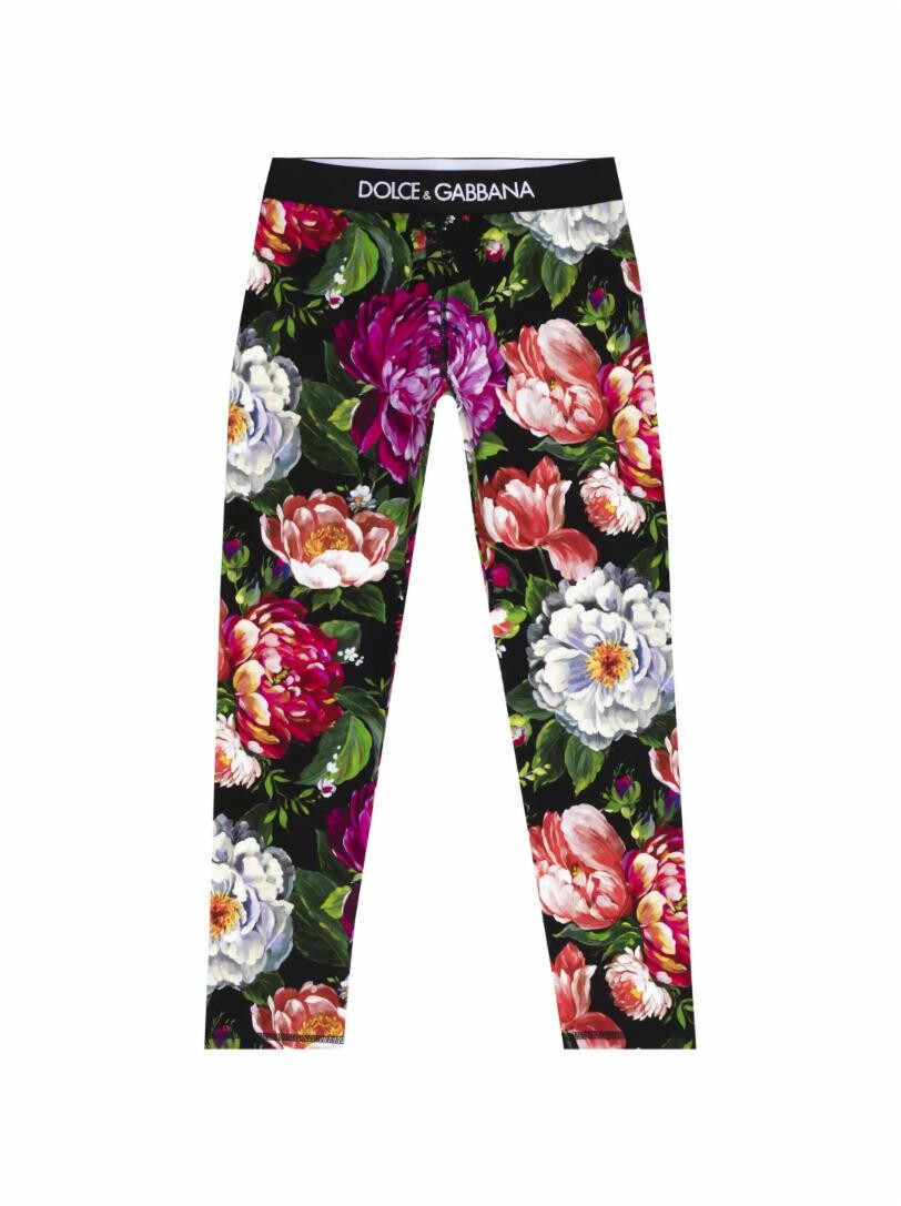 

Леггинсы с цветочным принтом Dolce&Gabbana