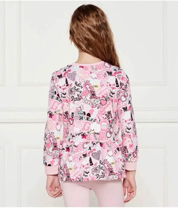Детский комплект для девочек из хлопка Guess, Rosa — фото 4