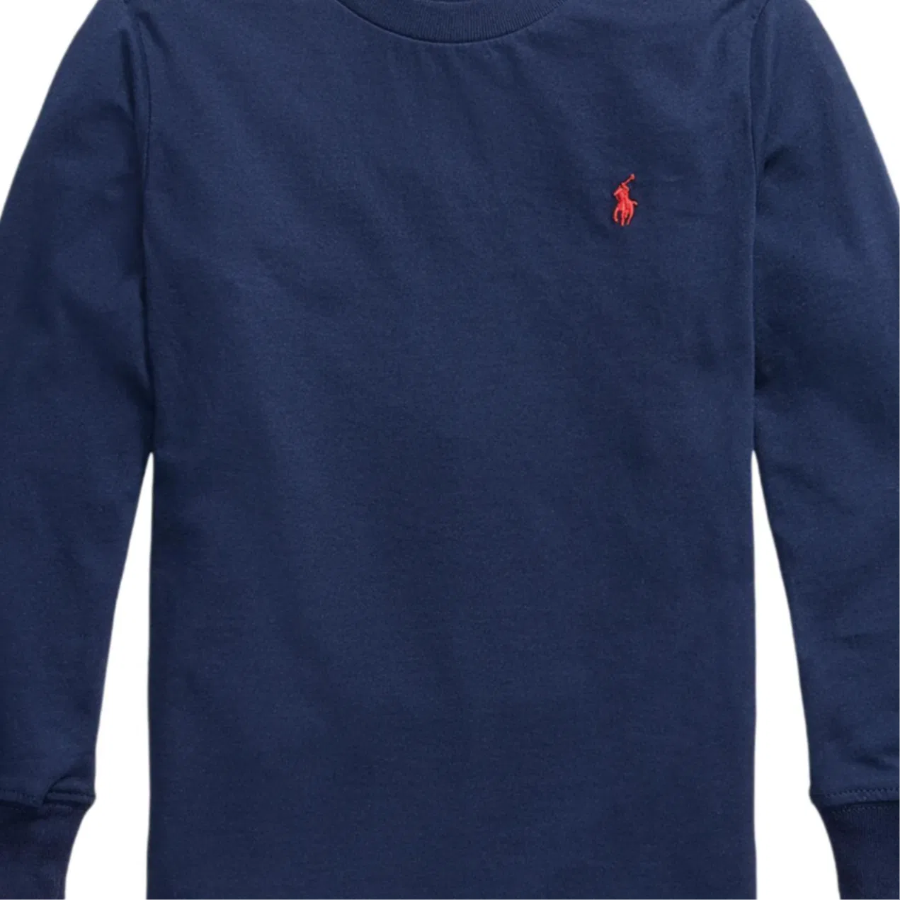 Детская футболка с коротким рукавом Polo Ralph Lauren Blue — фото 4
