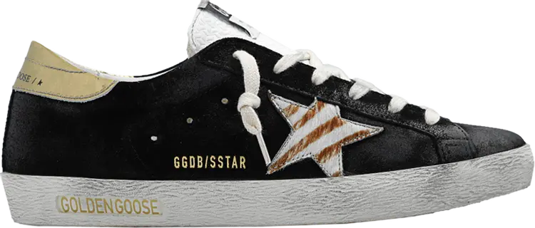 Кроссовки Golden Goose Wmns Superstar Black Zebra, черный