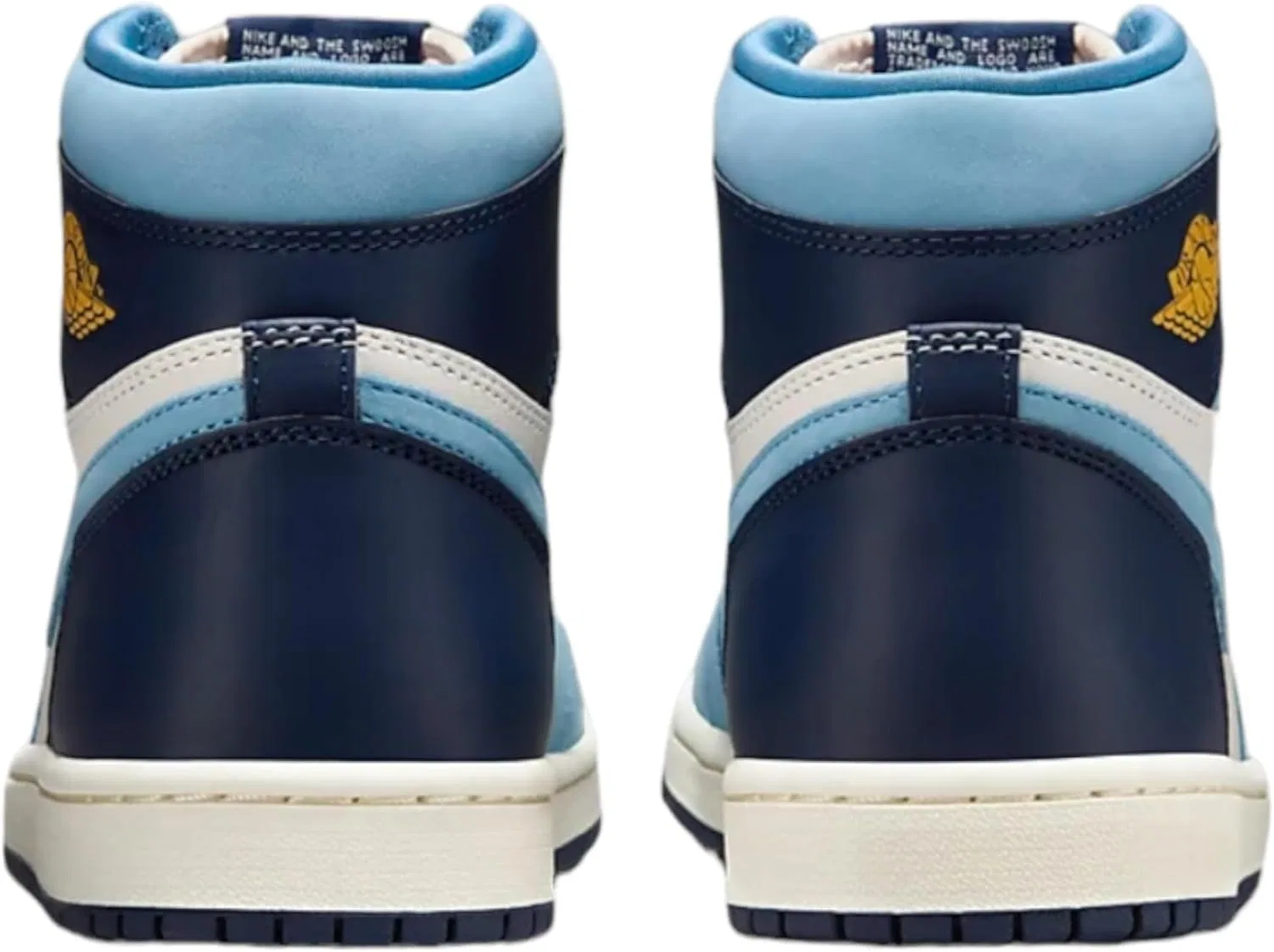 Мужская футболка с длинным рукавом NIKE, Blue University Sailing Navy Blue Gold University — фото 4