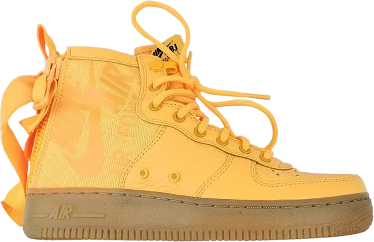 

Кроссовки Nike SF Air Force 1 Mid GS 'OBJ', желтый