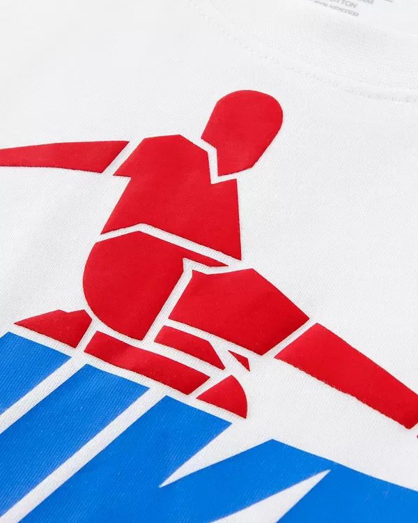 Детская футболка для мальчиков с принтом Bicycle Kick Tee Nike, белый — фото 3