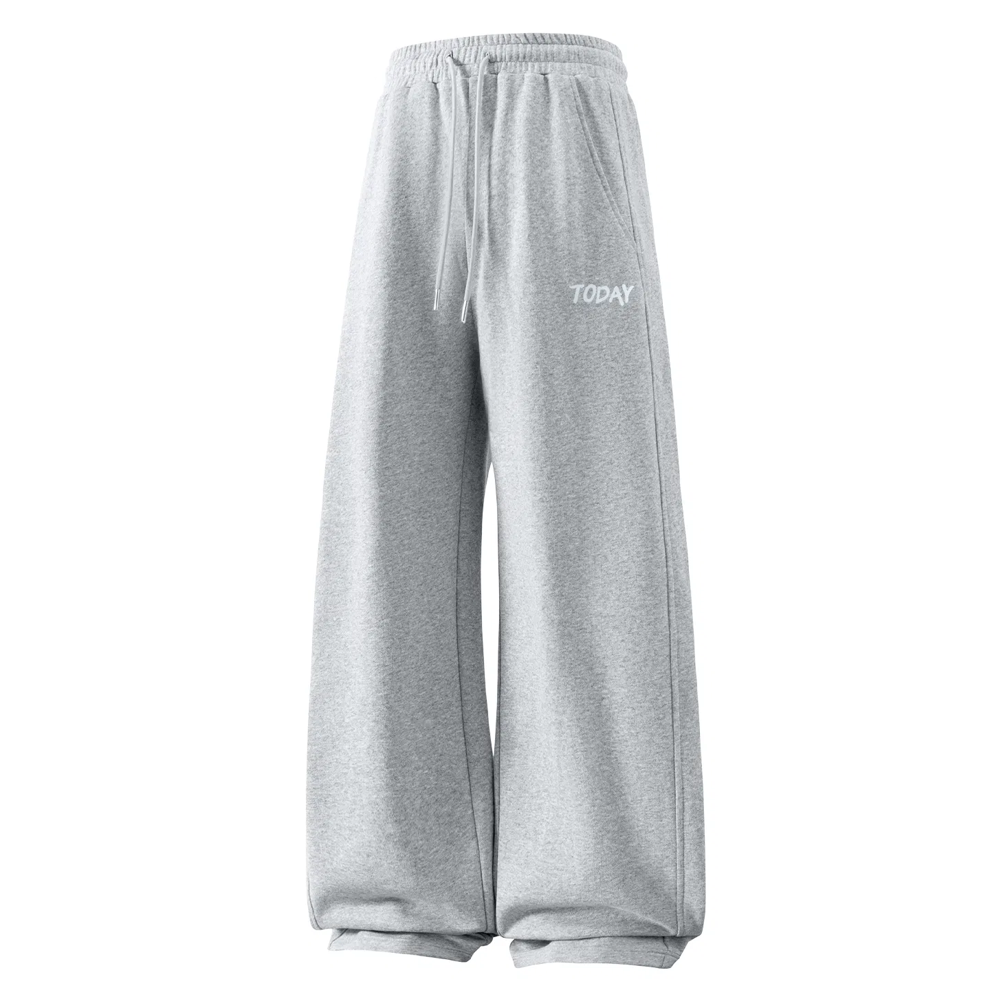 Детские штаны повседневные с принтом MINISO, Heather Gray