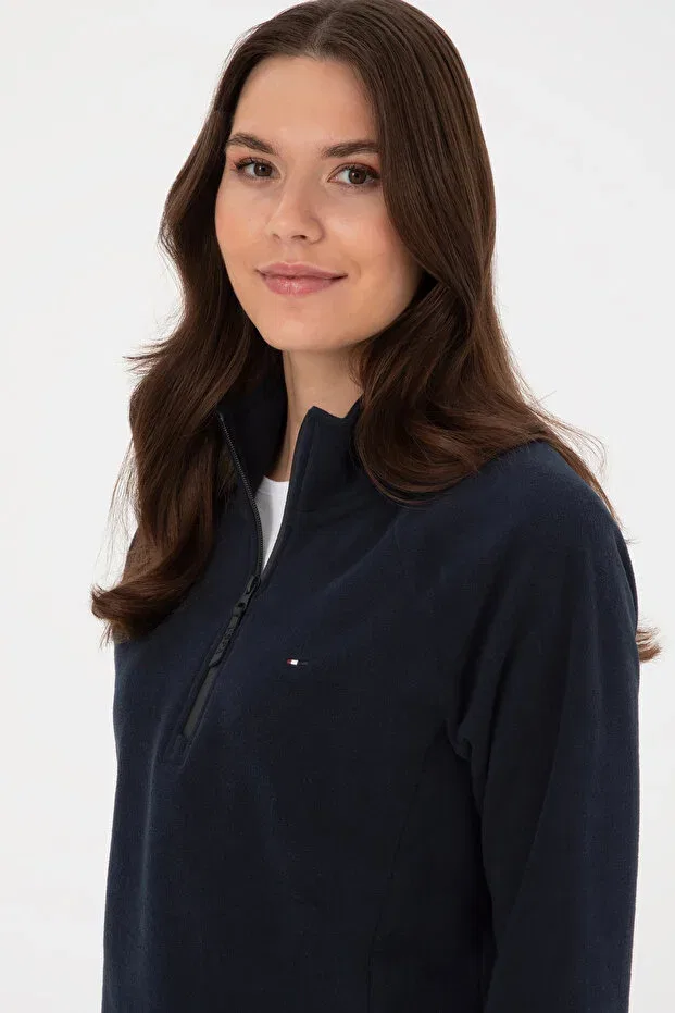 Женские свитшот с длинным рукавом U.S. Polo Assn., Light Navy Blue — фото 2