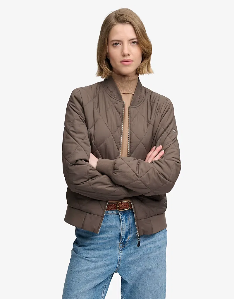 Бомбер Superdry Liner темно-хаки