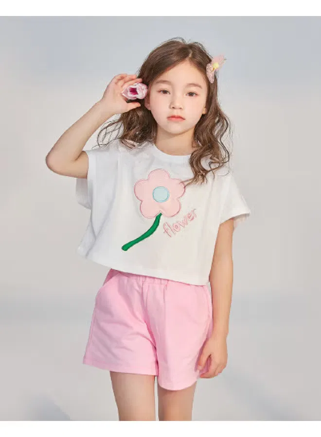 Комплект шорт и футболки хлопковый Sweet Casual Bornbay, белый