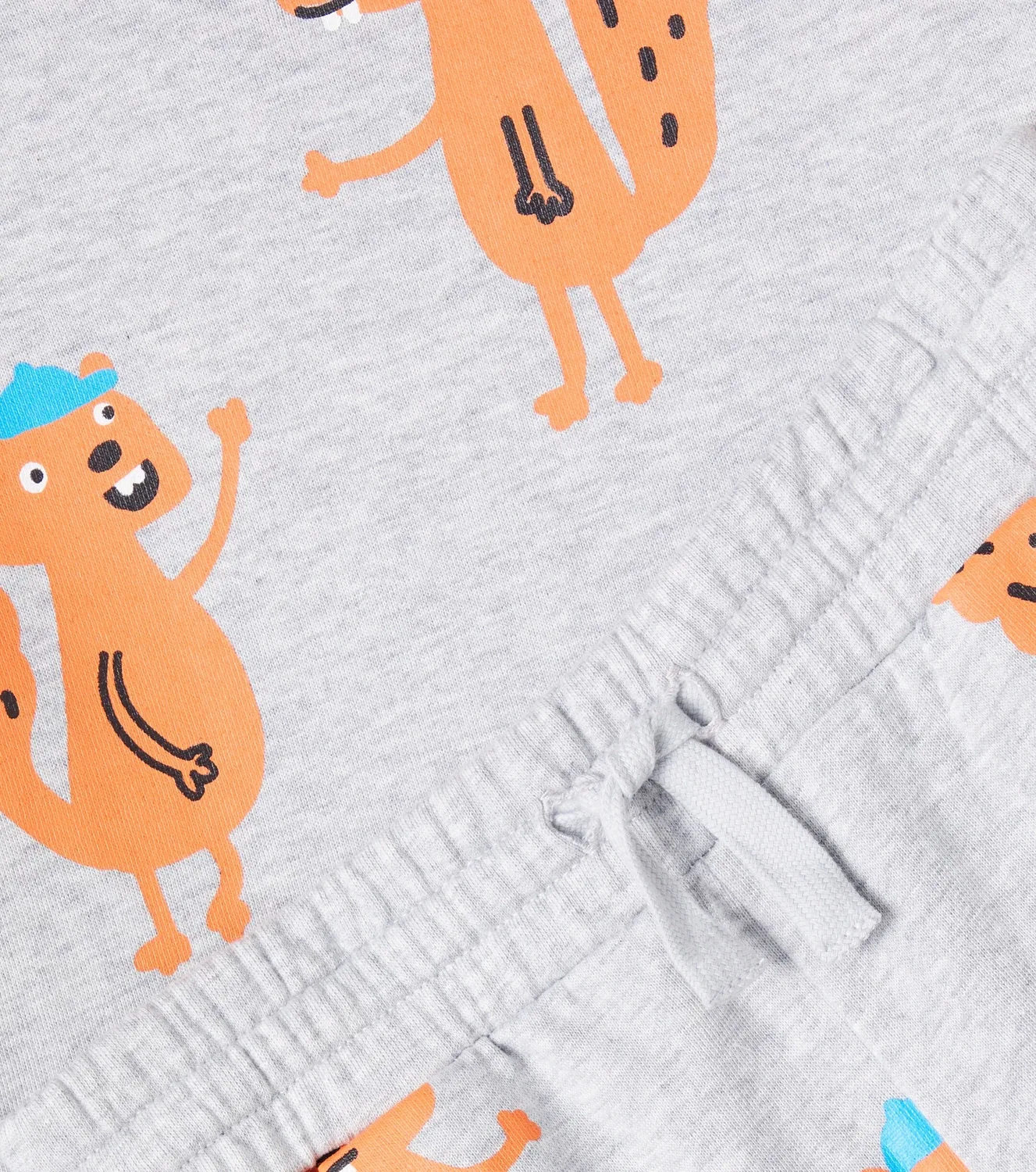 Комплект из хлопковой толстовки и спортивных брюк Stella Mccartney Kids, серый — фото 3