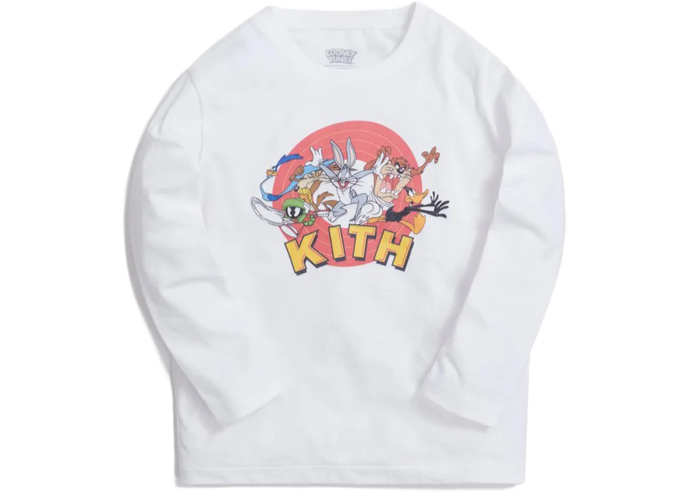 Детская футболка с длинным рукавом L/S Tee Kith, White