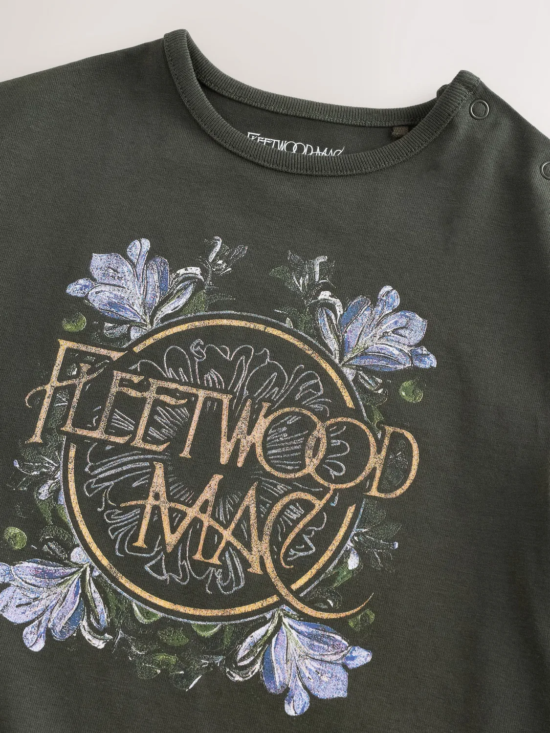Ромпер с принтом Fleetwood Mac Next, угольный серый — фото 4