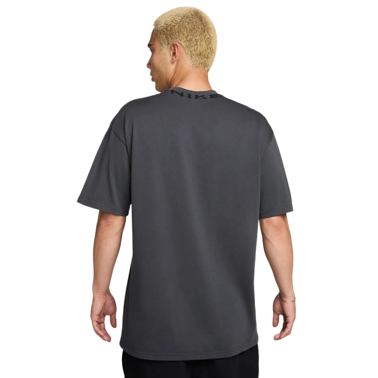 Мужская футболка OC Collar Print Nike, цвет Anthracite — фото 2