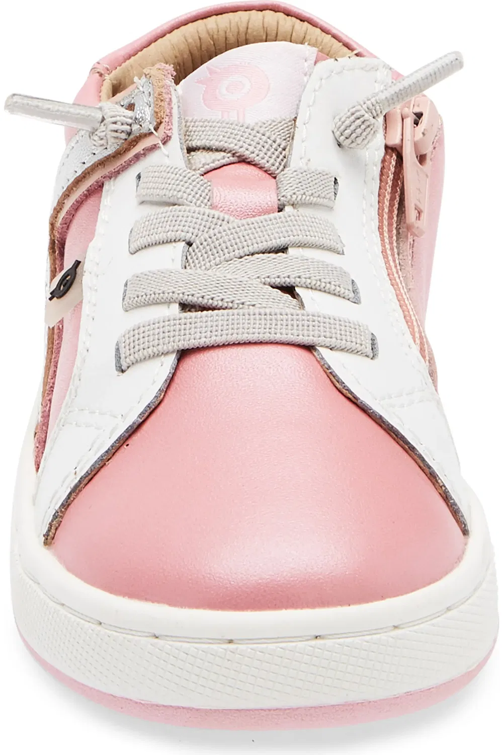 Кроссовки детские легкие на молнии Sash Runner OLD SOLES, Pearlized Pink/Silver — фото 4