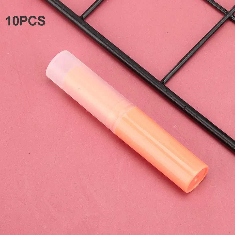 Пустые тюбики для бальзама для губ, 10 шт. Pilipane, 06# Lipstick Tube [Orange] — фото 2