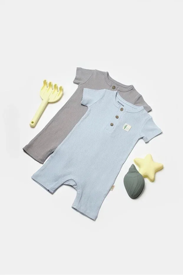 Детское боди-комбинезон для девочек хлопковый Babycosy, Blue