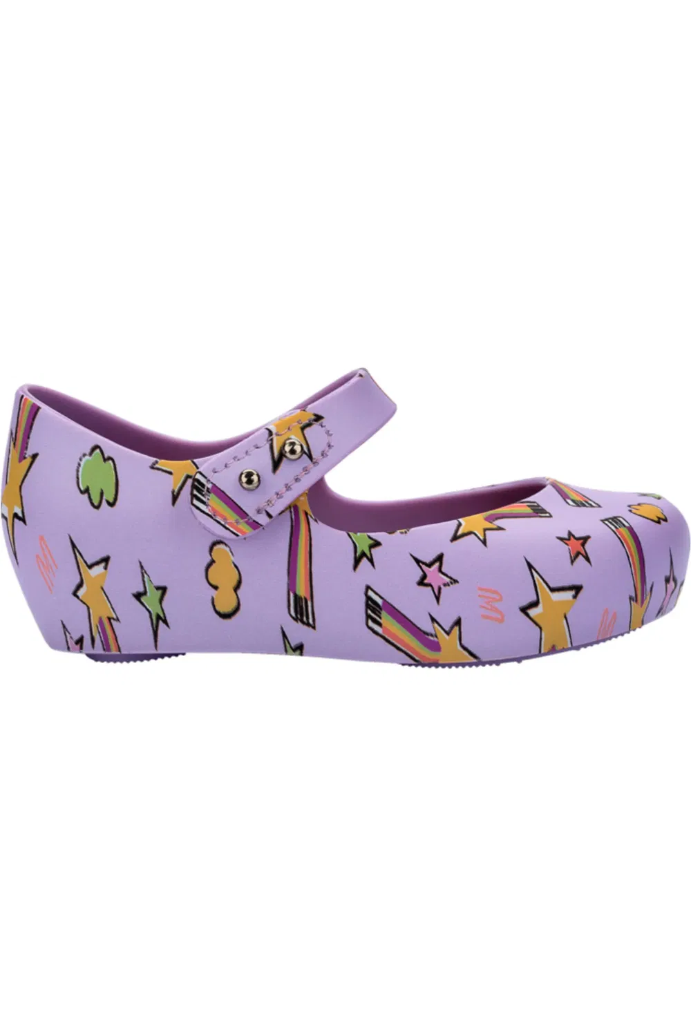 Детские туфли Мэри Джейн на липучке Ultragirl Colors Mini Melissa, Lilac — фото 2