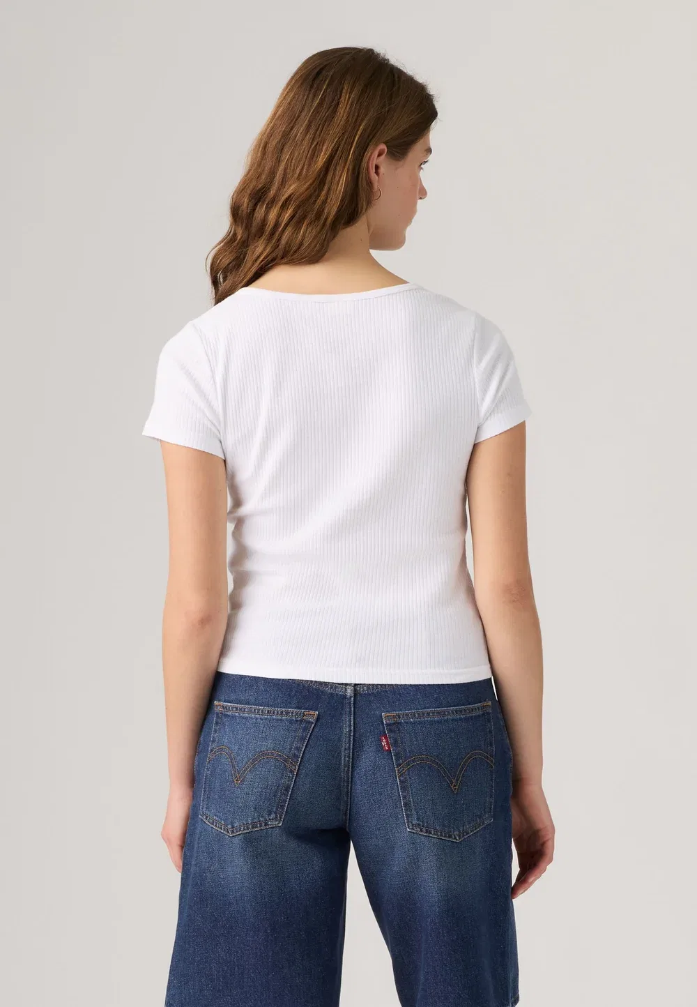 Остин - базовая футболка Levi'S, Bright White — фото 3