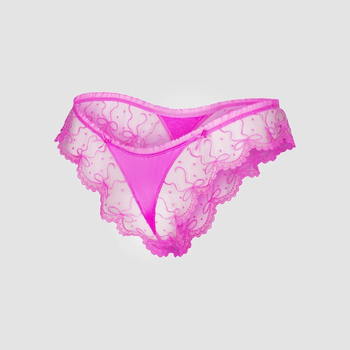 

Кружевные трусы-бразильяна Savage X Fenty Loveline, фиолетовый