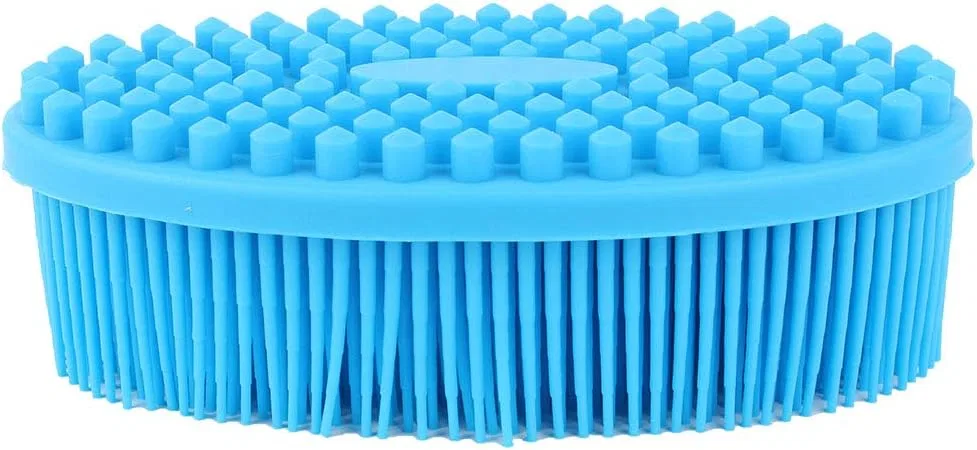 Массажная щетка для тела силиконовая, Generic, BLUE — фото 3