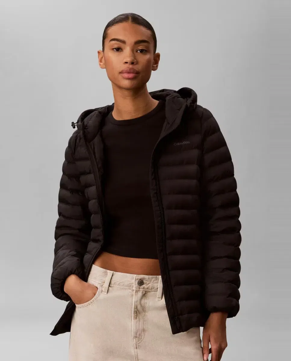 Женский пуховик с поясом Calvin Klein, Negro