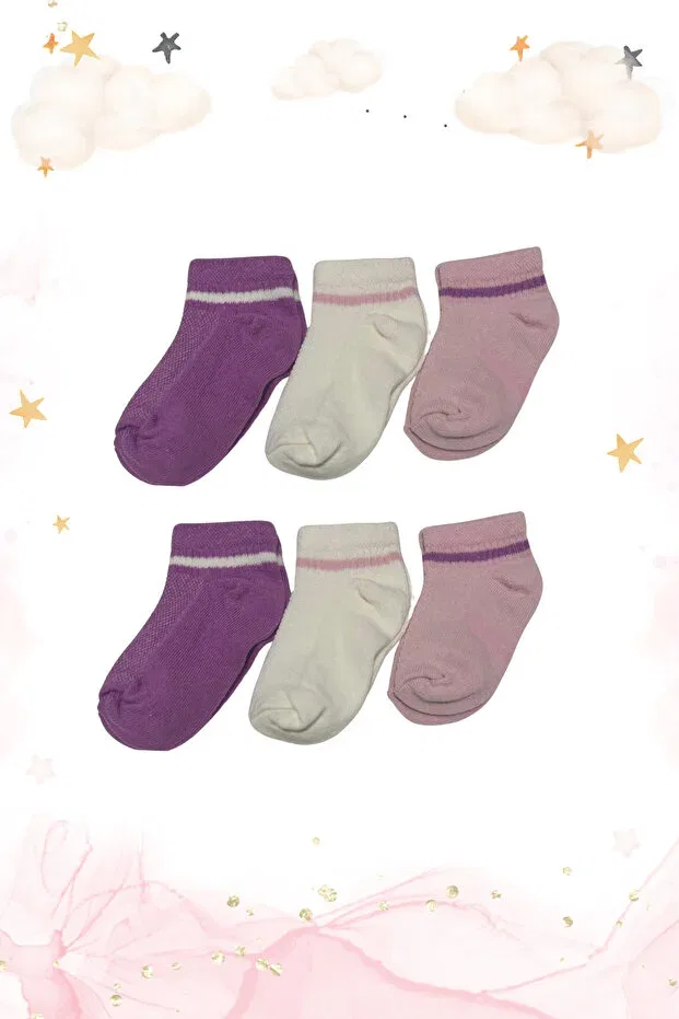 Детские носки для новорожденных с полосками Stellare, Multicolor