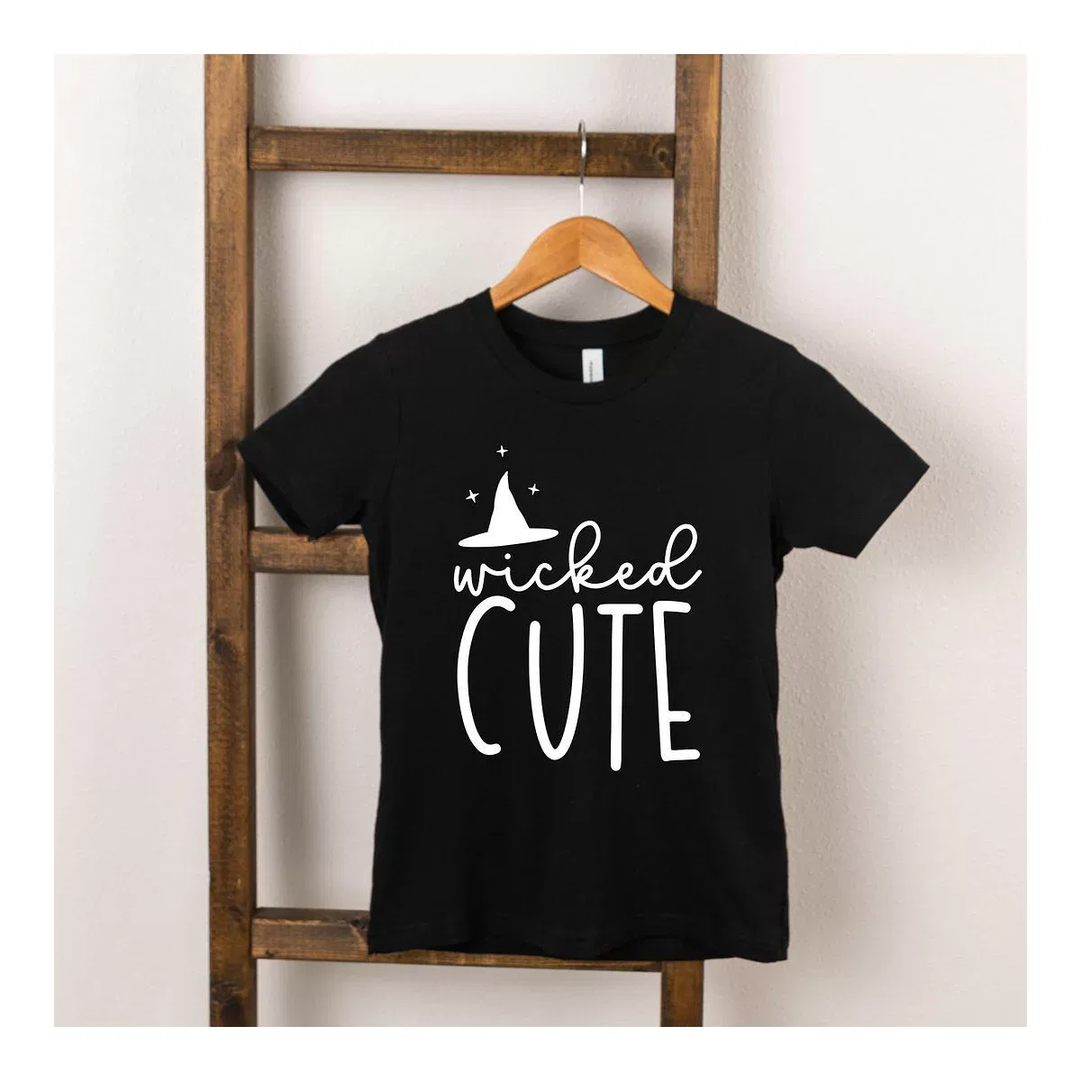 Детская футболка с принтом Wicked Cute Stars The Juniper Shop, Black