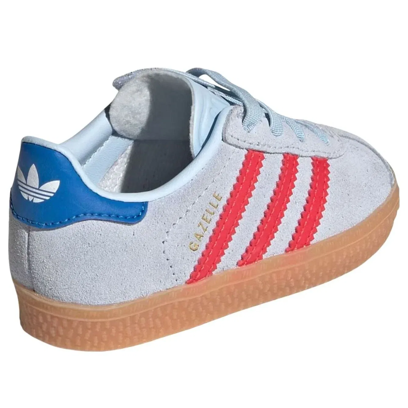 Детские кроссовки с замшевым верхом Gazelle Adidas, синий — фото 3