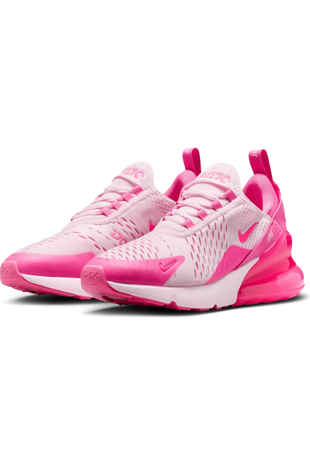 Детские кроссовки с амортизацией Air Max 270 Nike, Pink/Pinksicle/White/Pink