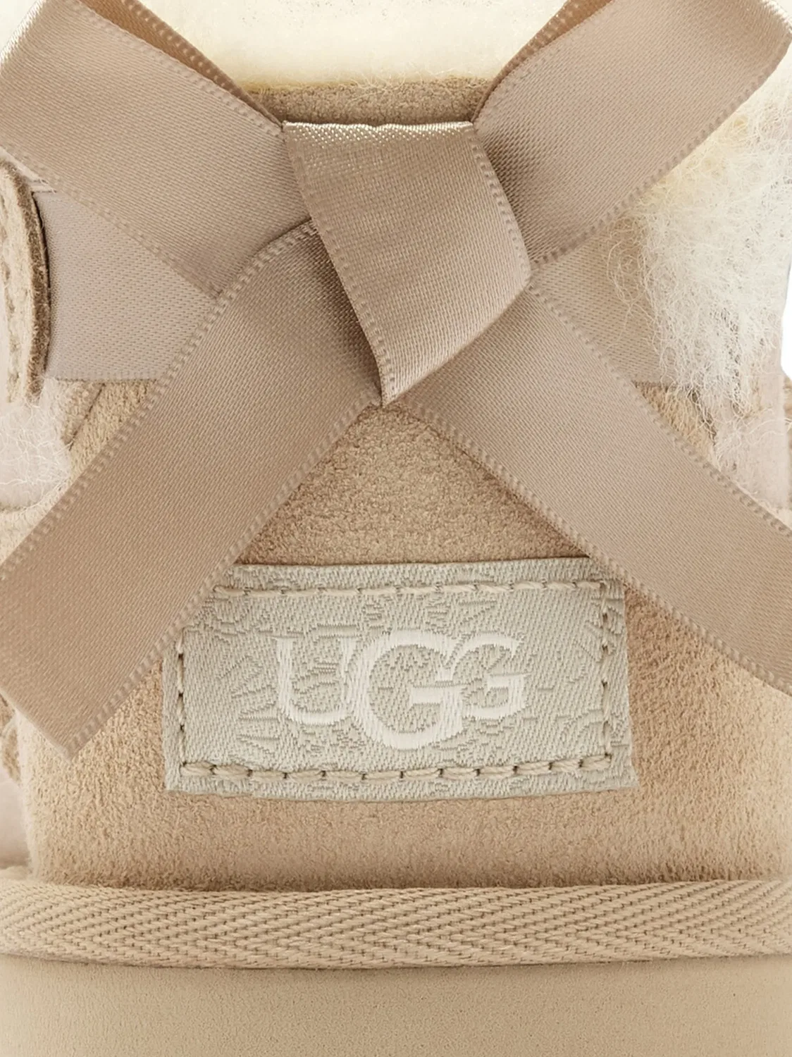 Ботинки Bailey Bow Ultra Mini UGG, нейтральные — фото 4