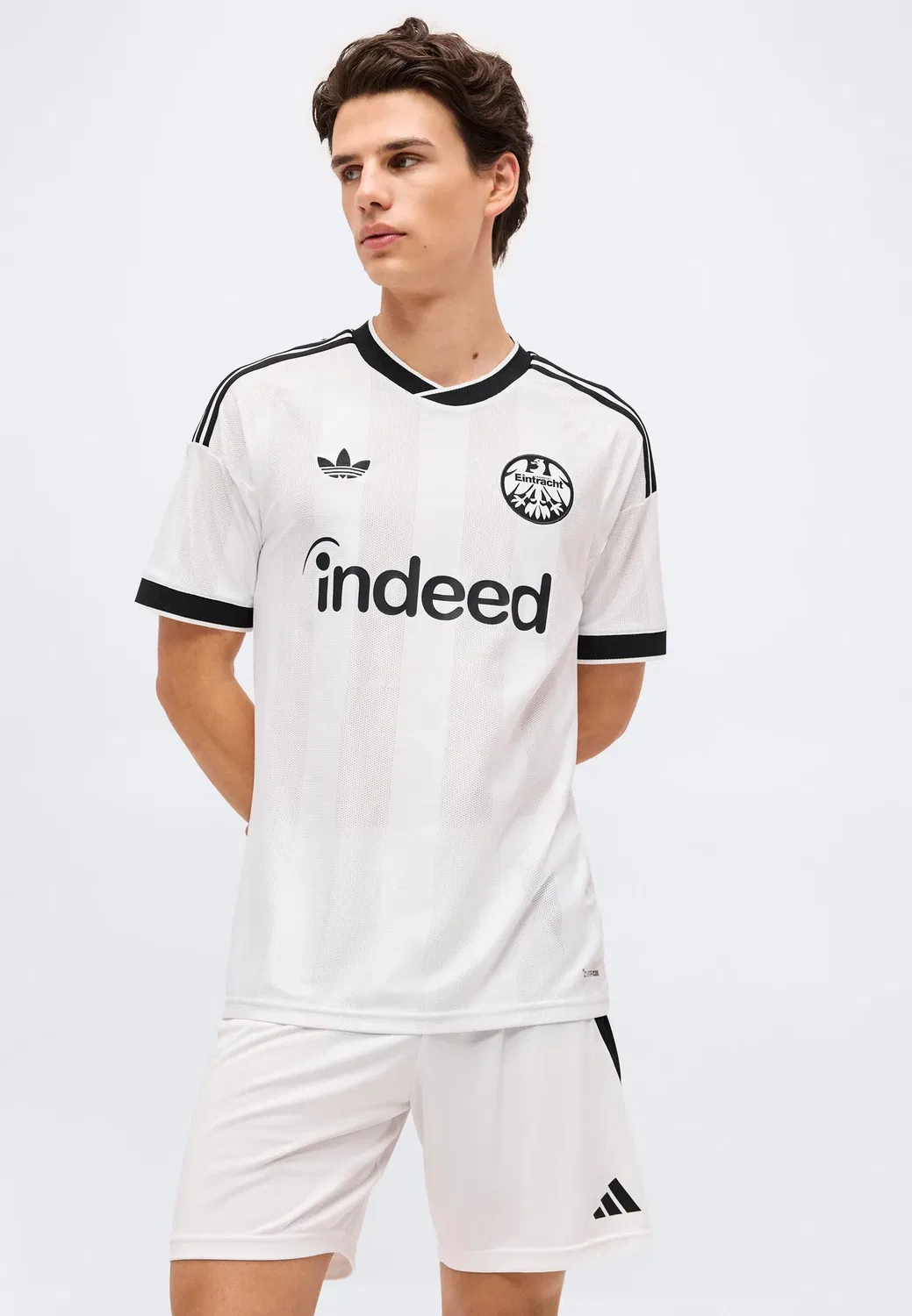 Эйнтрахт Франкфурт 26/27 выездной матч - клубная форма Adidas Originals, White — фото 4