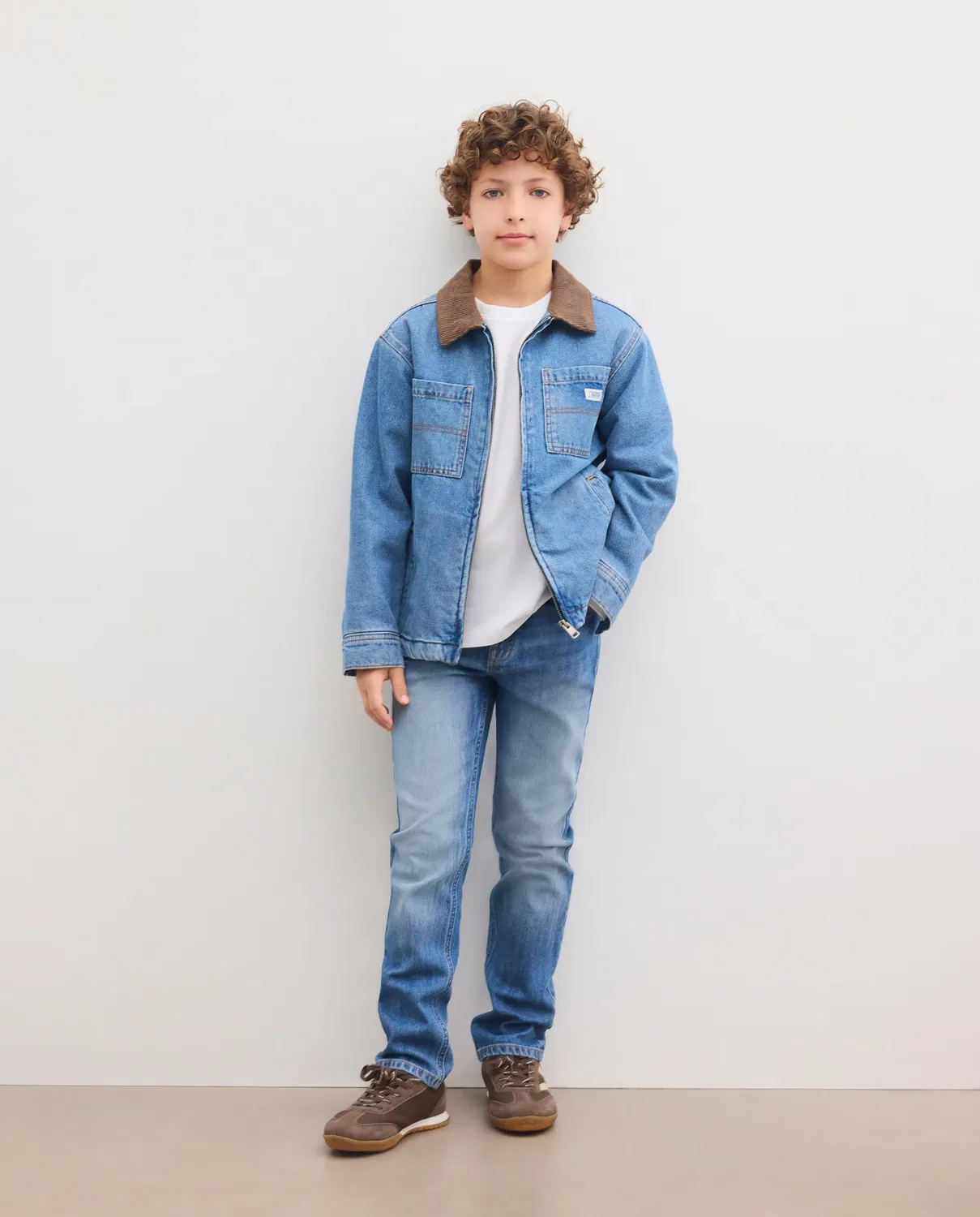 Детские джинсы для мальчиков прямого кроя Kids El Corte Inglés, Azul Pálido