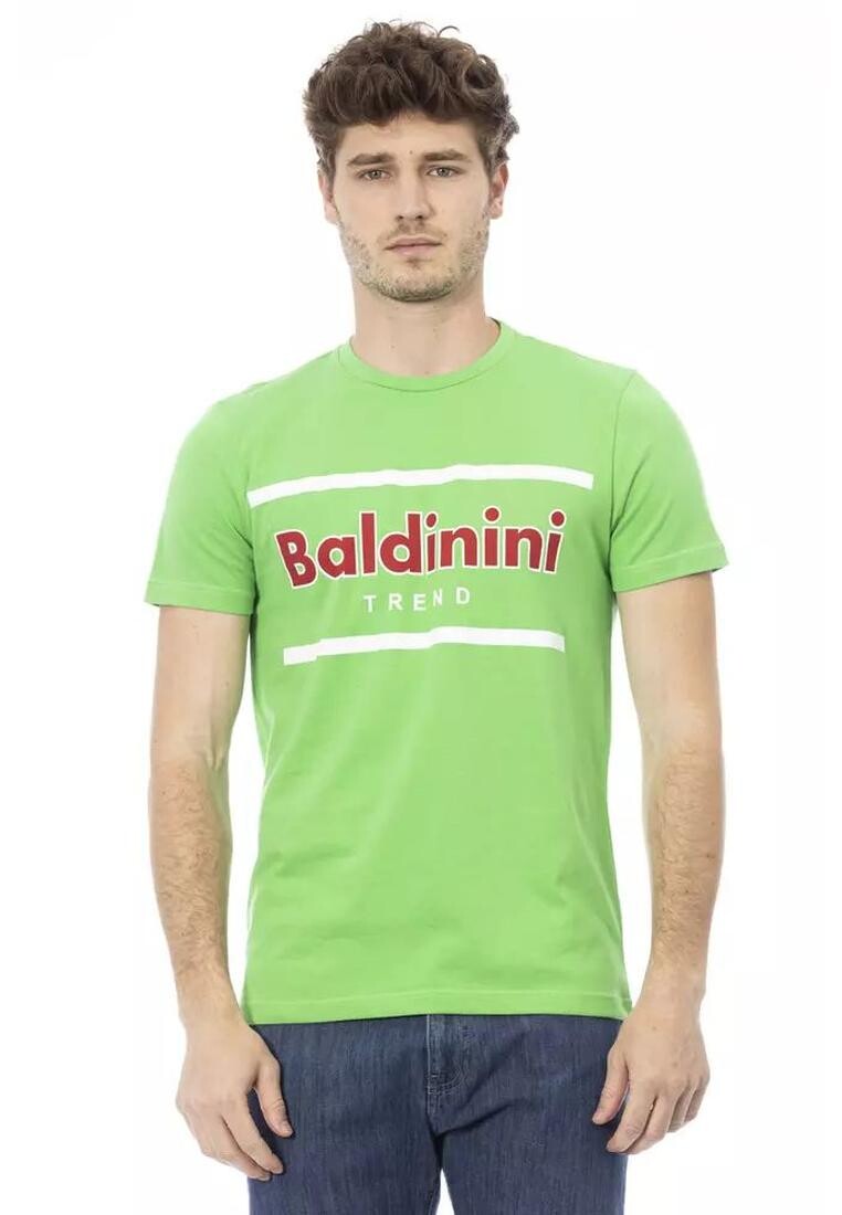 

Футболка с круглым вырезом и принтом Baldinini Trend, зеленый