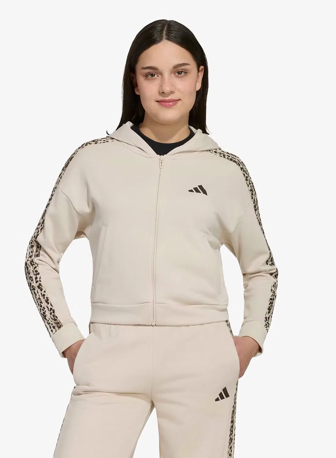 Худи с принтом Animal Seasonals Adidas, коричневый