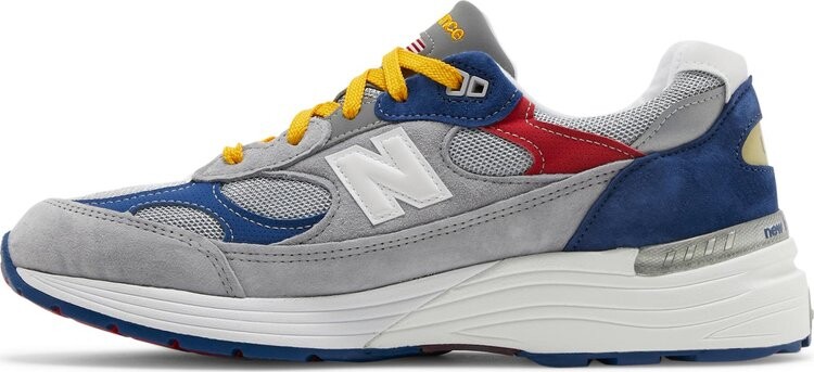 Кроссовки New Balance DTLR x 992 Made in USA 'Varsity', серый — фото 4