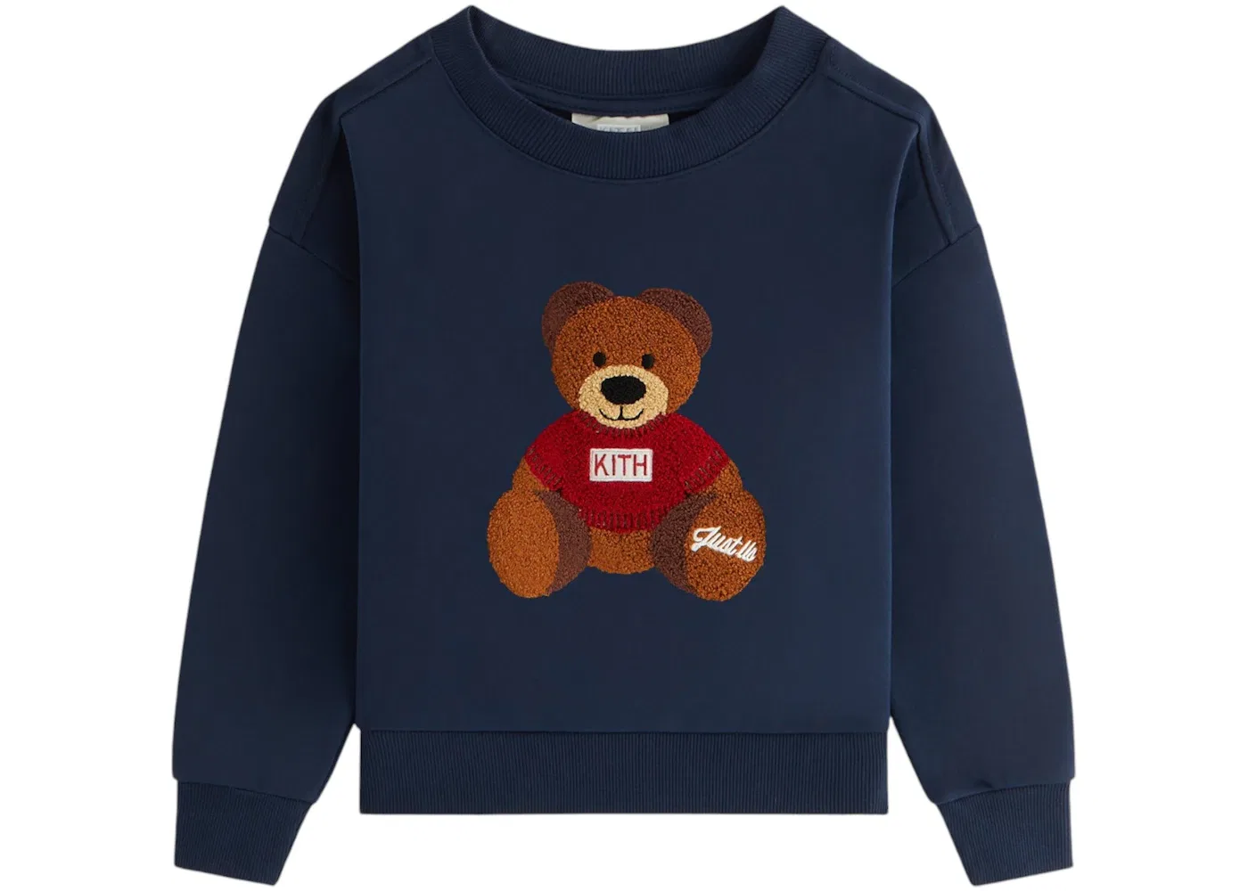 Детский свитшот с принтом Teddy Nelson Kith, цвет Nocturnal