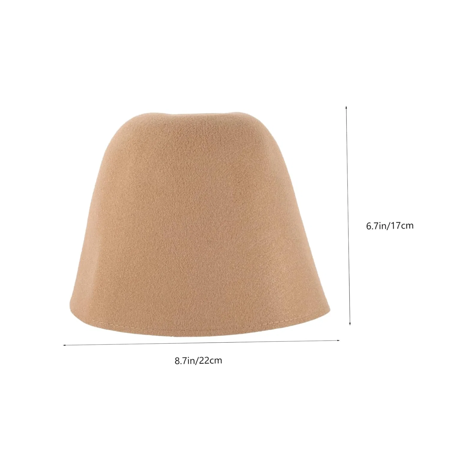 Шапочка для душа Felt Sauna Hat, HOLIDYOYO, Коричневый — фото 2