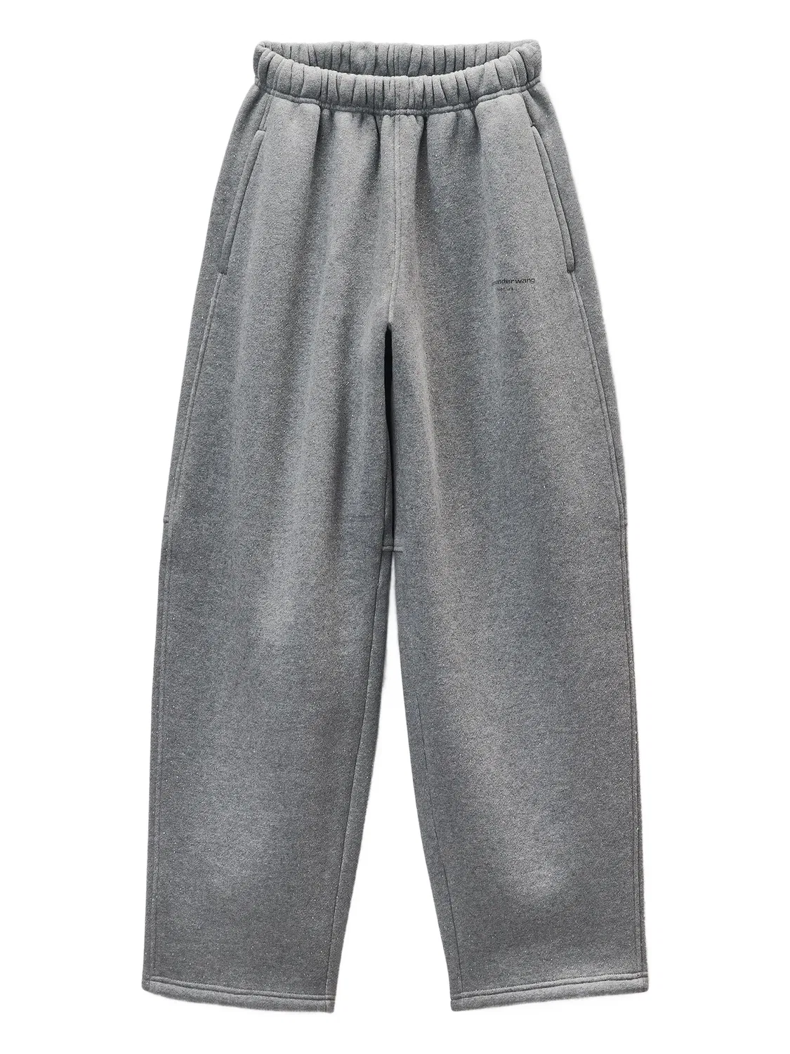 Котоновые спортивные штаны Alexander Wang, серый