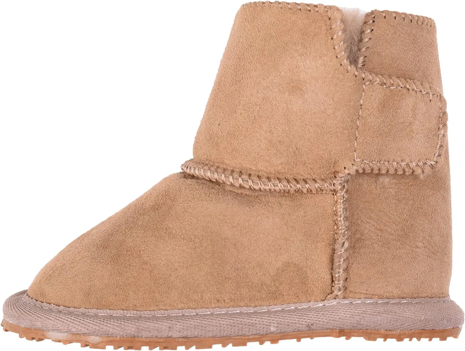 Детские сапоги из овчины с гибкой резиновой подошвой Lambland, Mink — фото 2