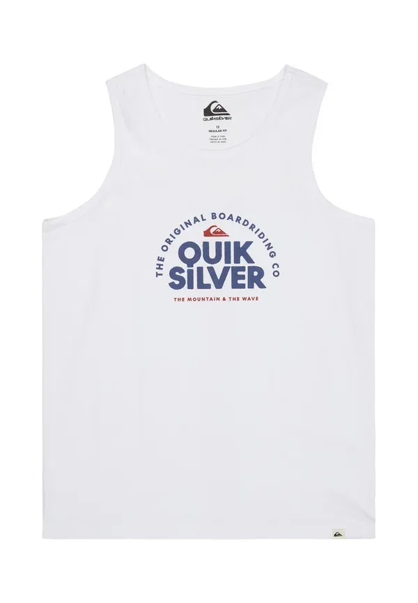 Топ хлопковый Tank 8-16, Quiksilver, off-white, белый