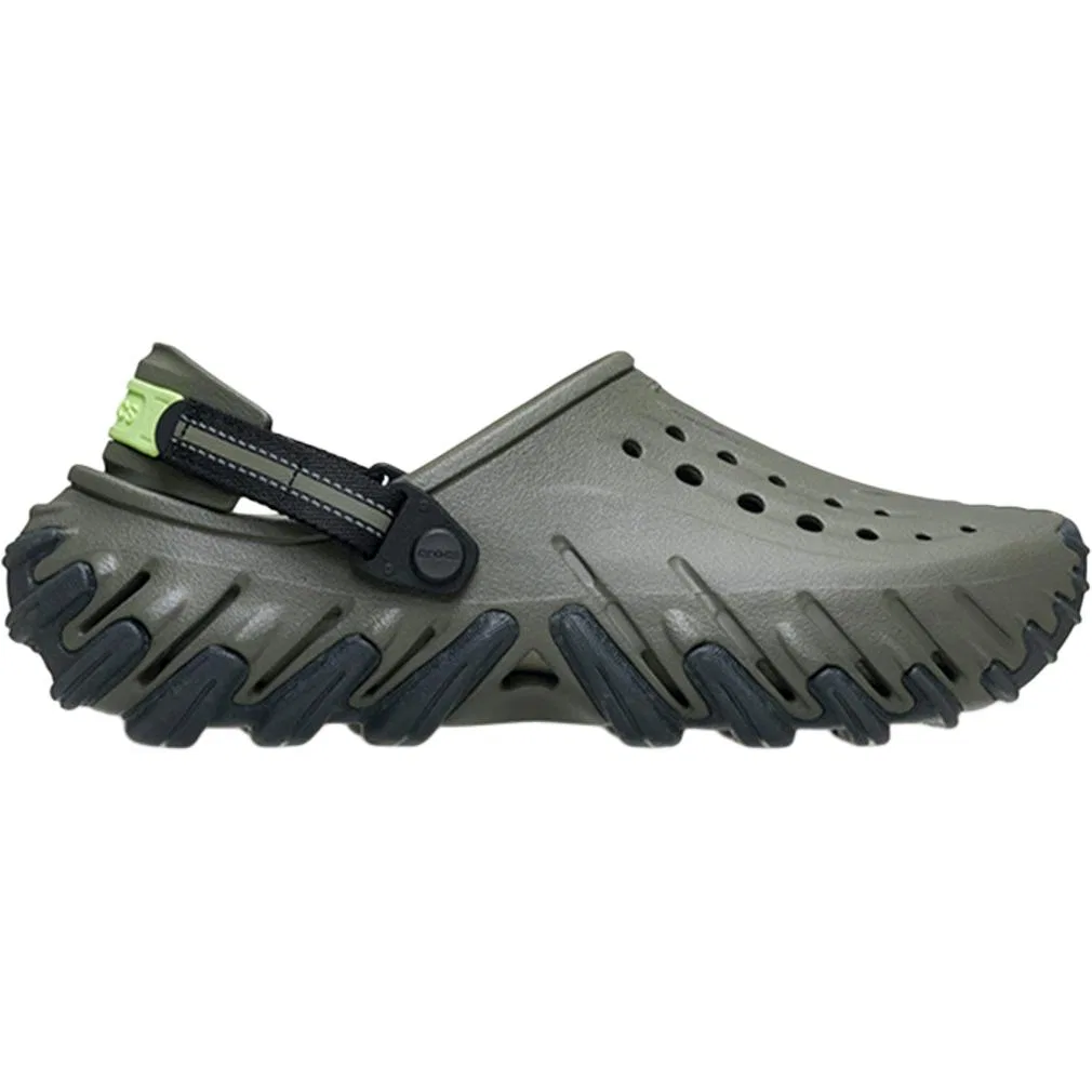Детские сабо Crocs, Gray Olive — фото 3