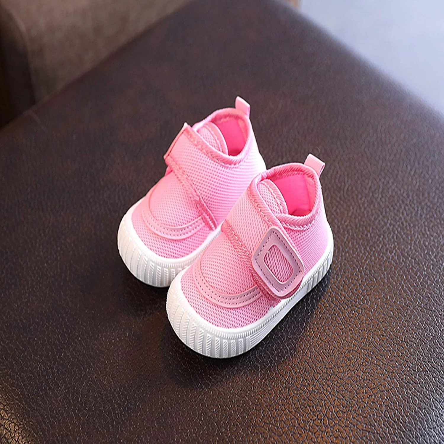 Детские кроссовки для мальчиков с сеткой, модель Flying Shoes, размер 5, Pink — фото 2