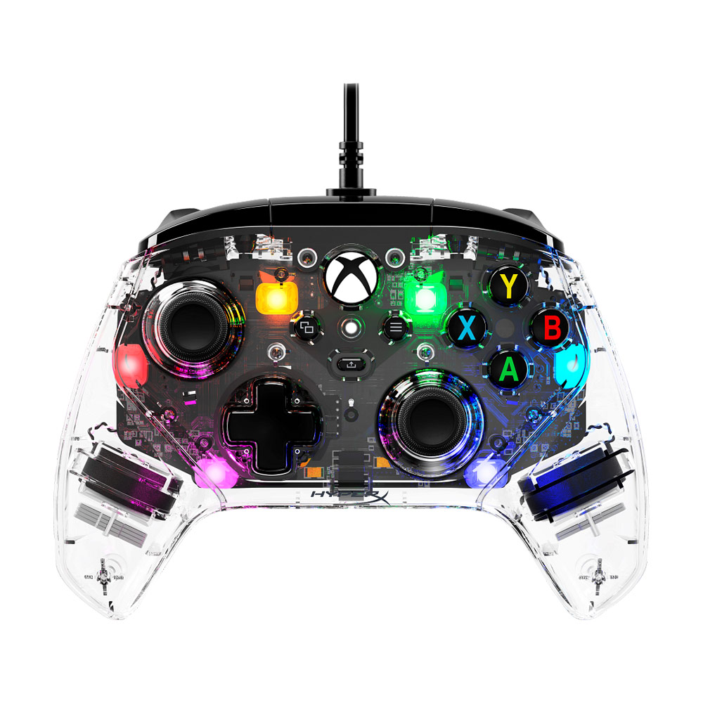 

Геймпад HyperX Clutch Gladiate, 7D6H2AA, прозрачный-чёрный
