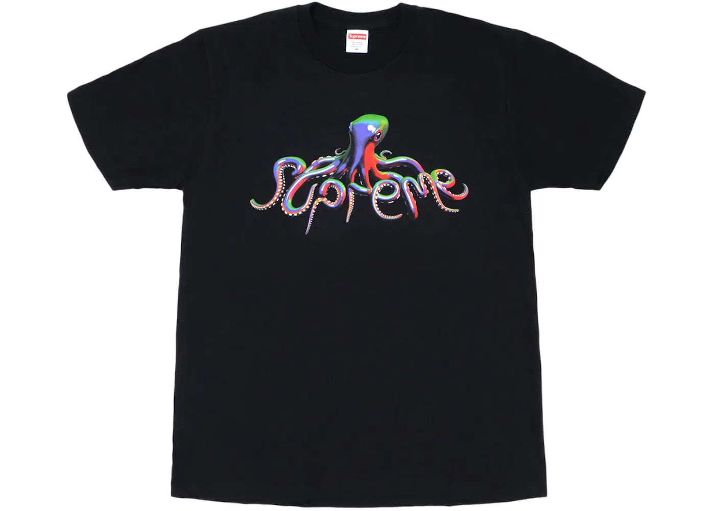 Мужская футболка с принтом Tentacles Supreme, Черный