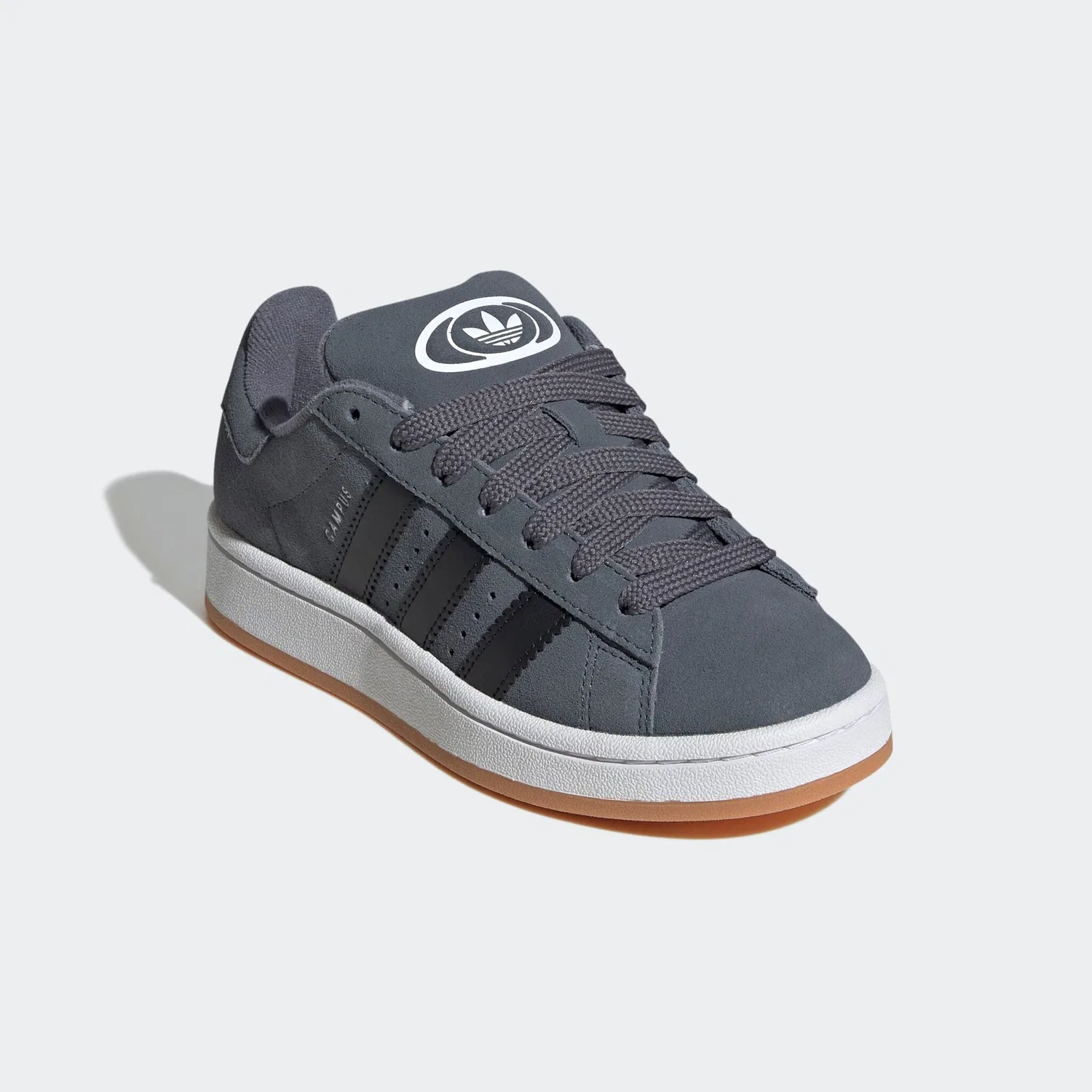 Детские кроссовки ретро-стиля Campus 00s Adidas Originals, Onix/Cloud White/Gum