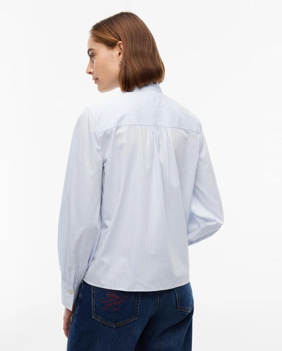 Женская рубашка с длинным рукавом, Cuello, Tommy Hilfiger, голубой — фото 3