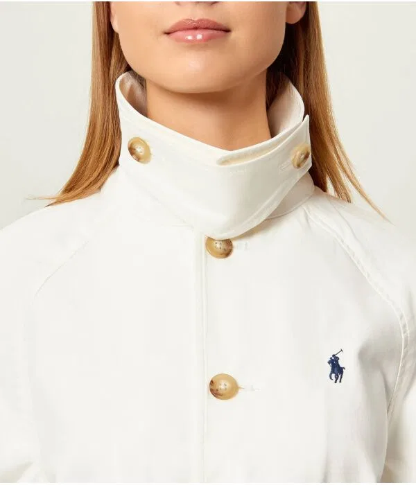 Женская куртка свободного кроя Elevated City Polo Ralph Lauren, Crema — фото 4