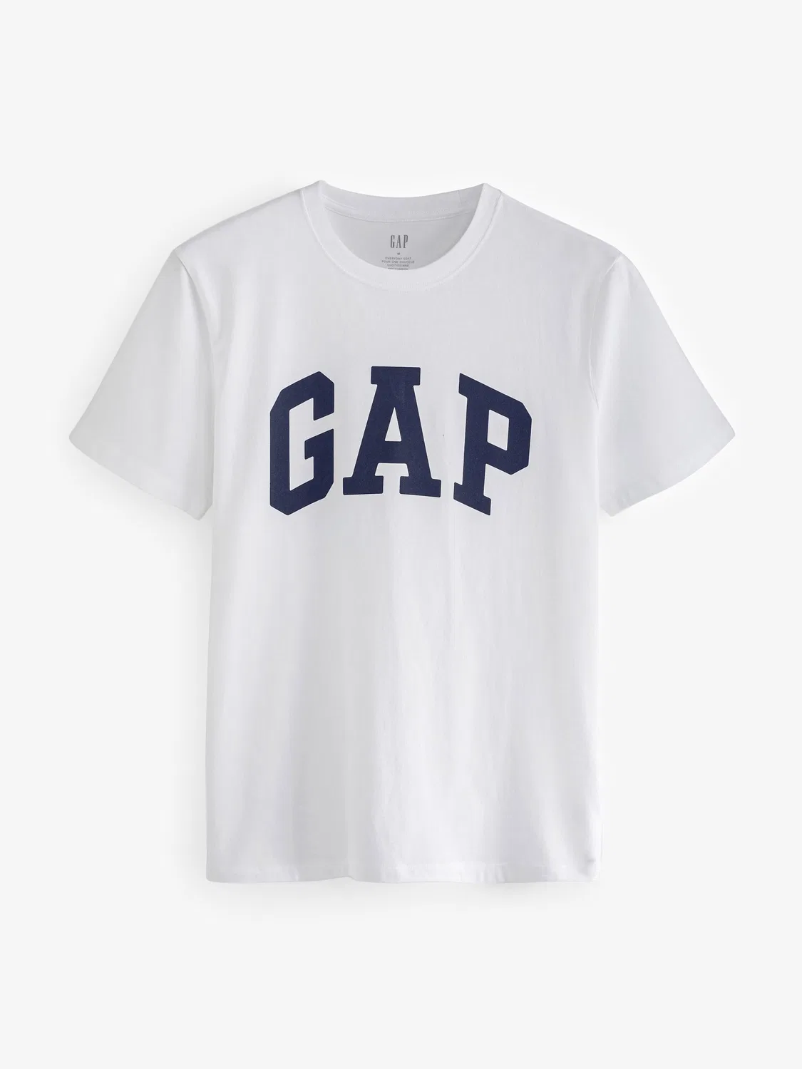 Футболка повседневная мягкая Gap White — фото 4