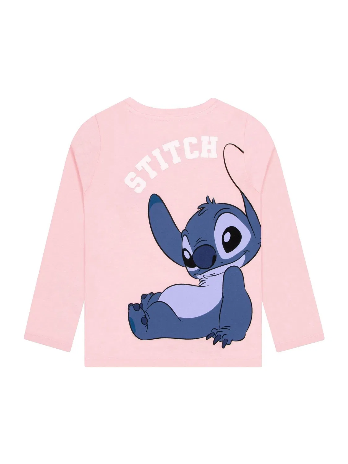 Футболка с длинным рукавом Lilo and Stitch Character, розовая — фото 3